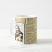 イエス・キリストの死亡記事よい羊飼い コーヒーマグカップ (正面左)