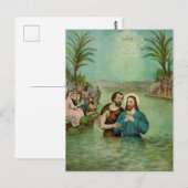 イエス・キリストの洗礼 ポストカード (正面/裏面)