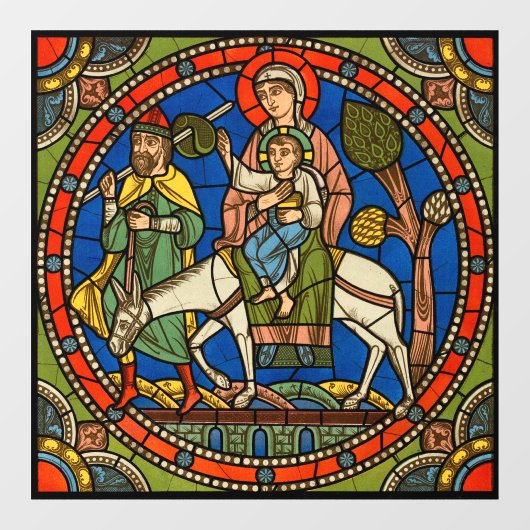 イエス・キリストの生涯と聖家族のシャルトル ウィンドウサイン (シート)