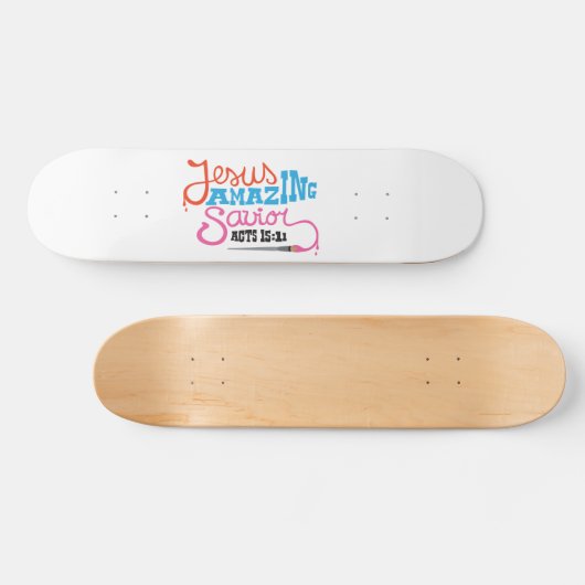 イエス・キリストの異常ですばらしい救助者はキリストのスケートボードを救います スケートボード (横)