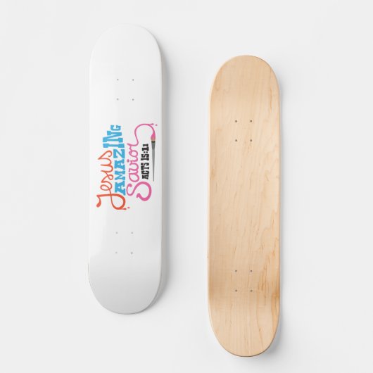 イエス・キリストの異常ですばらしい救助者はキリストのスケートボードを救います スケートボード (正面)