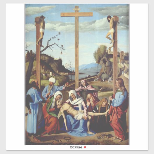 イエス・キリストの磔刑 イコン聖画 シール (シート)