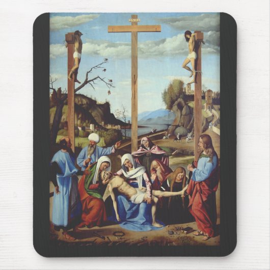 イエス・キリストの磔刑 イコン聖画 マウスパッド (正面)
