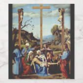 イエス・キリストの磔刑 イコン聖画 ワインラベル (シングルラベル)