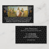 イエス・キリストの神の宗教名刺のデザイン 名刺 (正面/裏面)