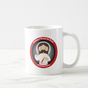 イエス・キリストの神の慈悲 コーヒーマグカップ