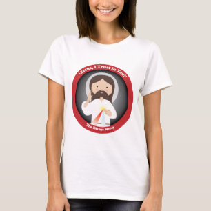 イエス・キリストの神の慈悲 Tシャツ