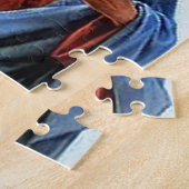 イエス・キリストの神聖なハート木製フレーム27カスタマイズ可能なPR ジグソーパズル (側面)