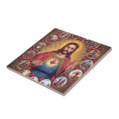 イエス・キリストの神聖なハート タイル (側面)