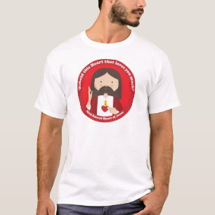 イエス・キリストの神聖なハート Tシャツ