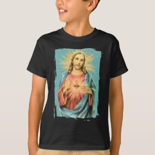 イエス・キリストの神聖なハート Tシャツ