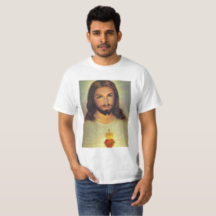イエス・キリストの神聖なハート Tシャツ