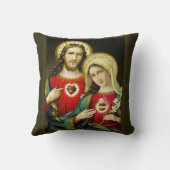 イエス・キリストの神聖な完全なハートメリー クッション (裏面)