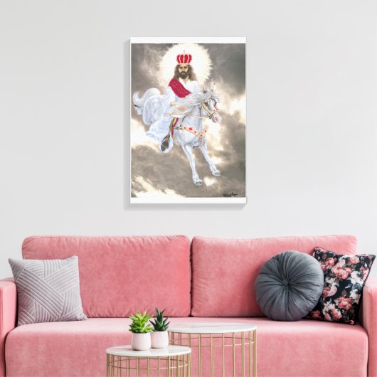 イエス・キリストの第二来の聖者 キャンバスプリント (インサイチュ (リビング))