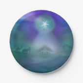 イエス・キリストの紙皿の誕生 ペーパープレート (正面)