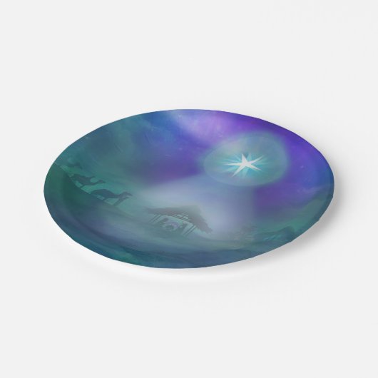 イエス・キリストの紙皿の誕生 ペーパープレート (アングル)