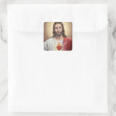 イエス・キリストの聖心封筒 便箋 スクエアシール (バッグ)