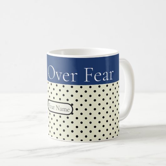 イエス・キリストの聖書の信仰を恐れる信仰 コーヒーマグカップ (正面右)