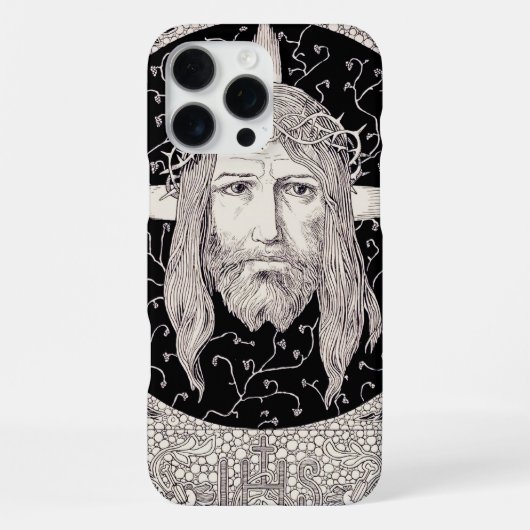 イエス・キリストの聖顔 iPhoneケース (裏面)