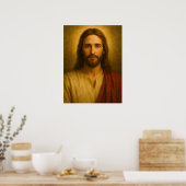 イエス・キリストの肖像画 #1™ LDSウォールアートポスター ポスター (キッチン)