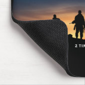 イエス・キリストの良き兵士としての硬さに耐える マウスパッド (コーナー)