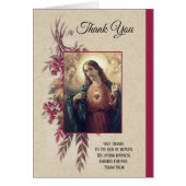 イエス・キリストの花の神聖なハートありがとう (正面)