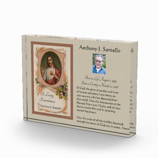 イエス・キリストの葬儀の記念の記憶- フォトブロック (右)