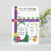 イエス・キリストの誕生日おめでとう 招待状 (スタンド正面)