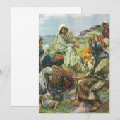 イエス・キリストの説教、モンテの丘、ヴィンテージ宗教 (正面/裏面)