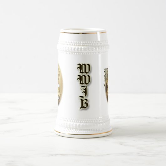 イエス・キリストの醸造物ビールステイン何が ビールジョッキ (中央)
