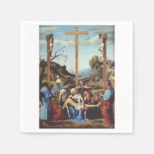 イエス・キリストの降臨 スタンダードカクテルナプキン (正面)