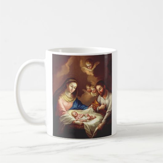 イエス・キリストの降誕 コーヒーマグカップ (左)