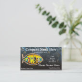 イエス・キリストの魚の名刺 名刺 (スタンド正面)