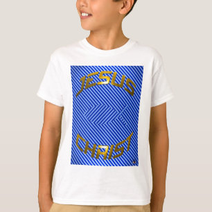 イエス・キリストの魚の目の錯覚 Tシャツ