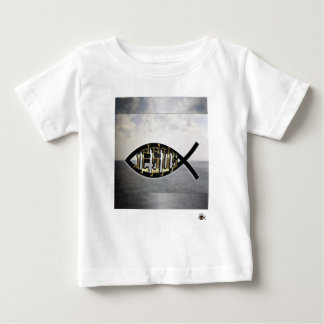 イエス・キリストの魚2 ベビーTシャツ