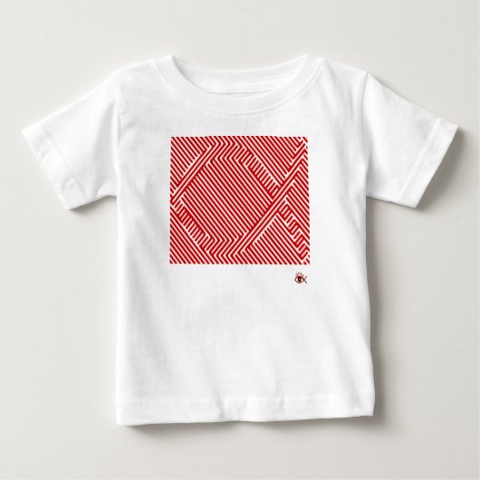 イエス・キリストの魚3 ベビーTシャツ (正面)