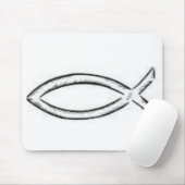 イエス・キリストの魚 マウスパッド (マウス)