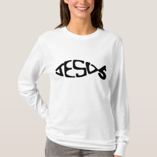 イエス・キリストの魚 Tシャツ