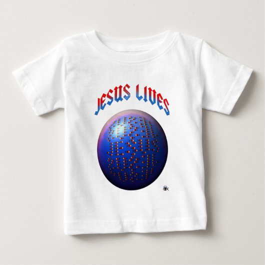 イエス・キリストの魚OI ベビーTシャツ (正面)
