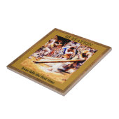 イエス・キリストの15滝第1 Xの十字架の道#3 タイル (側面)