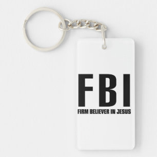 イエス・キリストのFBIの固く信じている人 キーホルダー