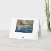 イエス・キリストのGives Us私達の主平和 カード (裏面)