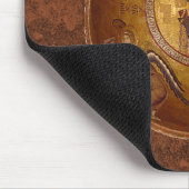 イエス・キリストのPantakratorのキリスト教アイコン マウスパッド (コーナー)