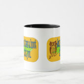 イエス・キリストはあなたについてのやじり声にコーヒー・マグを与えます マグカップ (中央)