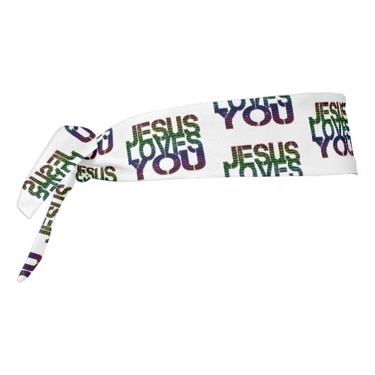 イエス・キリストはあなたまたは暗闇を愛します タイヘッドバンド (回転270)