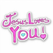 イエス・キリストはあなたを愛する シール (正面)