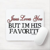 イエス・キリストはお気に入りのな愛します マウスパッド (マウス)