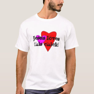 イエス・キリストはこのひよこを愛します! Tシャツ