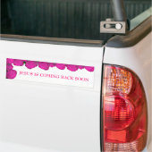 イエス・キリストはすぐにもどって来ています… 宗教バンパーSTIC バンパーステッカー (トラック上)