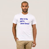 イエス・キリストはだれ救いますですか。 Tシャツ (正面フル)